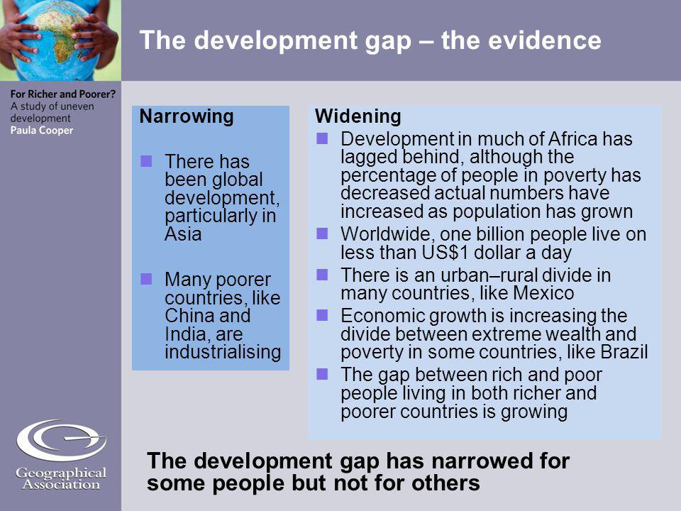The divide between developed and developing